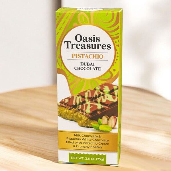 Viral Dubai pistachio chocolate bar